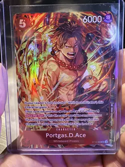 Portgas.D.Ace (Illustration Box Vol.5) ST15-005 One Piece Promotion Cards Foil - Image 1
