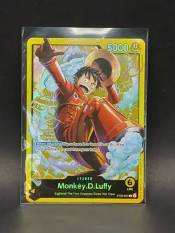Monkey.D.Luffy (001) ST29-001 Egghead Foil Leader Card - Image 1