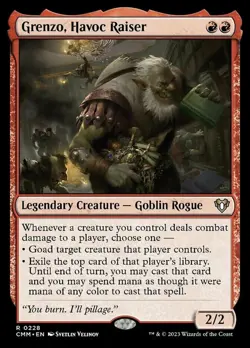 Grenzo, Havoc Raiser x1 - Commander Masters - NM-Mint, English - Commander Maste - Image 1