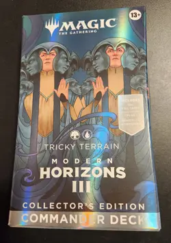 MTG Modern Horizons III Tricky Terrain COLLECTOR'S EDITION Commander Deck SEALED - Image 1