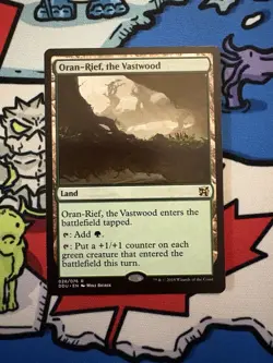 Oran-Rief, the Vastwood x1 Mtg Duel Decks: Elves vs Inventors - Image 1