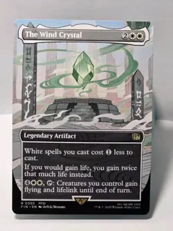 MTG The Wind Crystal #330 FINAL FANTASY Borderless Rare NM - Image 1