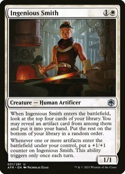 MTG D&D AFR U Ingenious Smith #021 - Image 1