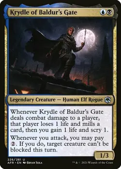 MTG D&D AFR U Krydle of Baldur's Gate #226 PLAYSET 4x x4 - Image 1