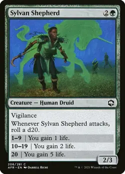 MTG D&D AFR C Sylvan Shepherd #206 PLAYSET 4x x4 - Image 1