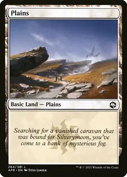 MTG D&D AFR L Plains #264 PLAYSET 4x x4 - Image 1