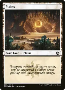 MTG D&D AFR L Plains #265 PLAYSET 4x x4 - Image 1