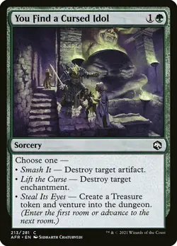 MTG D&D AFR C You Find a Cursed Idol #213 PLAYSET 4x x4 - Image 1