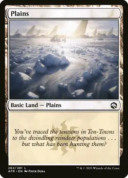 MTG D&D AFR L Plains #262 PLAYSET 4x x4 - Image 1