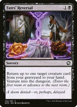 MTG D&D AFR C Fates' Reversal #102 PLAYSET 4x x4 - Image 1