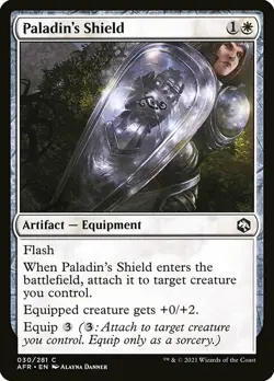 MTG D&D AFR C Paladin's Shield #030 PLAYSET 4x x4 - Image 1