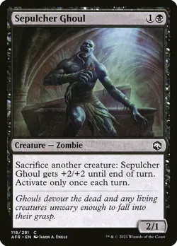 MTG D&D AFR C Sepulcher Ghoul #118 PLAYSET 4x x4 - Image 1