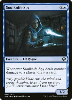 MTG D&D AFR C Soulknife Spy #075 PLAYSET 4x x4 - Image 1