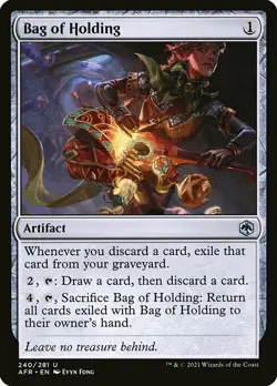 MTG D&D AFR U Bag of Holding #240 PLAYSET 4x x4 - Image 1