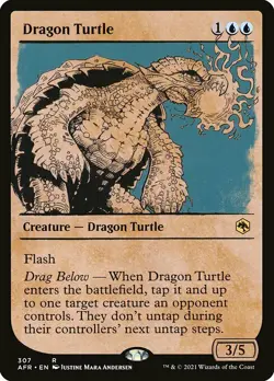 MTG D&D AFR SHOWCASE R Dragon Turtle #307 - Image 1