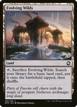 MTG D&D AFR C Evolving Wilds #256 PLAYSET 4x x4 - Image 1
