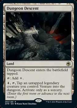 MTG D&D AFR R Dungeon Descent #255 - Image 1