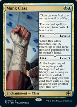 MTG D&D AFR R Monk Class #228 - Image 1