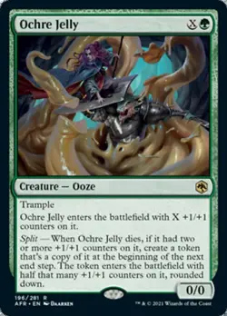 MTG D&D AFR R Ochre Jelly #196 - Image 1