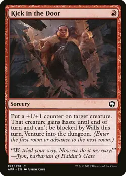 MTG D&D AFR C Kick in the Door #153 PLAYSET 4x x4 - Image 1