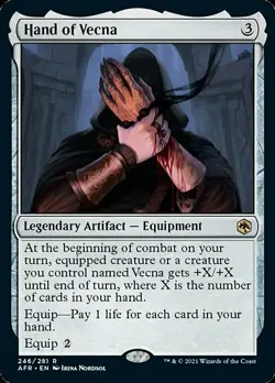 MTG D&D AFR R Hand of Vecna #246 - Image 1