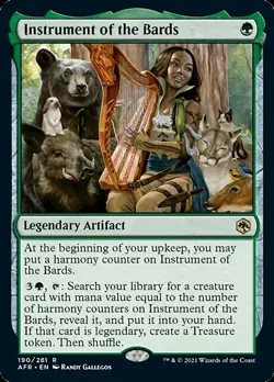 MTG D&D AFR R Instrument of the Bards #190 - Image 1