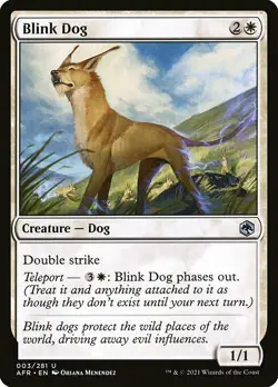MTG D&D AFR U Blink Dog #003 PLAYSET 4x x4 - Image 1