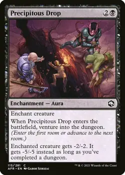 MTG D&D AFR C Precipitous Drop #115 PLAYSET 4x x4 - Image 1