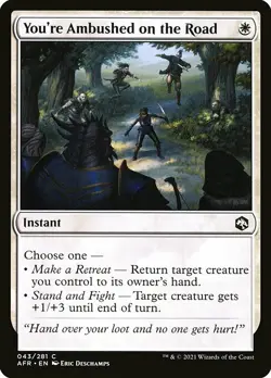 MTG D&D AFR C You're Ambushed on the Road #043 PLAYSET 4x x4 - Image 1