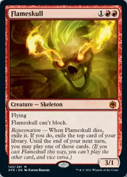 MTG D&D AFR M Flameskull #143 - Image 1