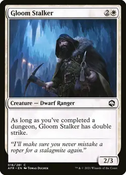 MTG D&D AFR C Gloom Stalker #016 PLAYSET 4x x4 - Image 1