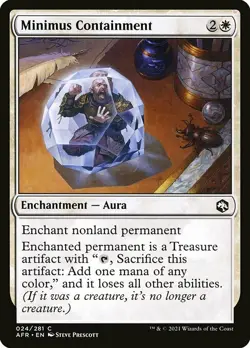 MTG D&D AFR C Minimus Containment #024 PLAYSET 4x x4 - Image 1