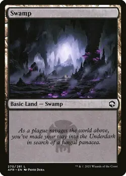 MTG D&D AFR L Swamp #270 PLAYSET 4x x4 - Image 1