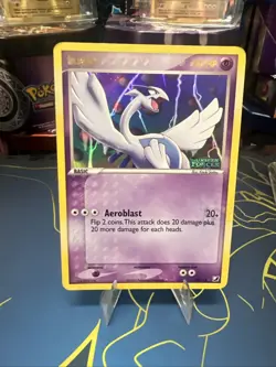 Pokemon Lugia EX TCG Unseen Forces Reverse Hollow Rare Stamped Foil Card MP - Image 1