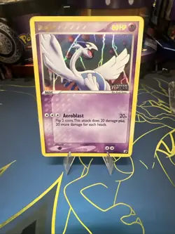 Pokemon Lugia EX TCG Unseen Forces Reverse Hollow Rare Stamped Foil Card MP - Image 2