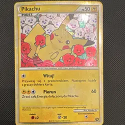 Pokemon Pikachu PW8 Pikachu World Collection Polish Holo Promo 2010 - Image 1