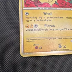 Pokemon Pikachu PW8 Pikachu World Collection Polish Holo Promo 2010 - Image 3