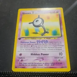 Pokemon Cards: 1st Edition Neo Revelation Uncommon: Unown Y 40/64 - Image 2