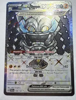 Cornerstone Mask Ogerpon ex 199/167 Full Art Pokemon Sv06: Twilight Masquerade - Image 1