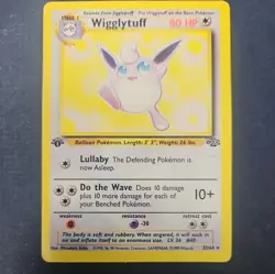 Wigglytuff 32/64 Pokemon Jungle 1st Edition Rare - Image 1