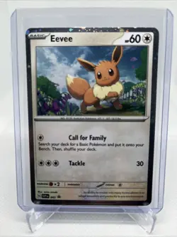 Eevee 043 SV: Scarlet & Violet Black Star Promo Cosmo Holo - Image 1
