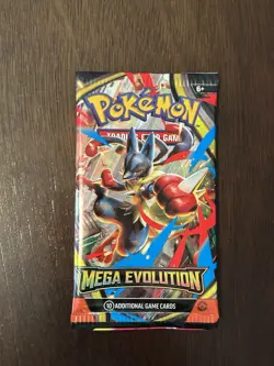 Pokemon TCG Mega Evolution Booster Pack Lot 4 Lucario Kangaskhan Venusaur - Image 2
