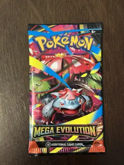 Pokemon TCG Mega Evolution Booster Pack Lot 4 Lucario Kangaskhan Venusaur - Image 5