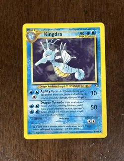 Pokemon TCG Kingdra Neo Genesis 8/111 Holo Unlimited Rare - NM - w/ Free Ship - Image 2