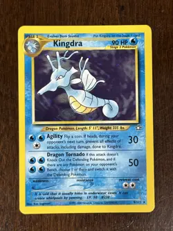 Pokemon TCG Kingdra Neo Genesis 8/111 Holo Unlimited Rare - NM - w/ Free Ship - Image 3