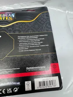 *LOT OF 2*Pokemon Scarlet & Violet Paldean Fates - SHINY GREAVARD TECH STICKER - Image 5