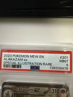 Pokemon TCG Alakazam Ex Sir 201/165 Sv151 English PSA 9 - Image 3