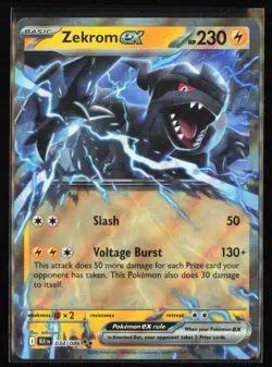 Zekrom ex Holo #034/086 SV: Black Bolt - Pokemon TCG - NM - Image 1