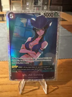 One Piece Kingdoms Of Intrigue Ms. All Sunday SR OP04-064 - Image 1