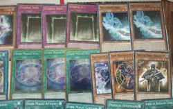 YuGiOh Card Dark Magician Deck Core Girl Robe Circle Salvation Veil Dimension + - Image 3